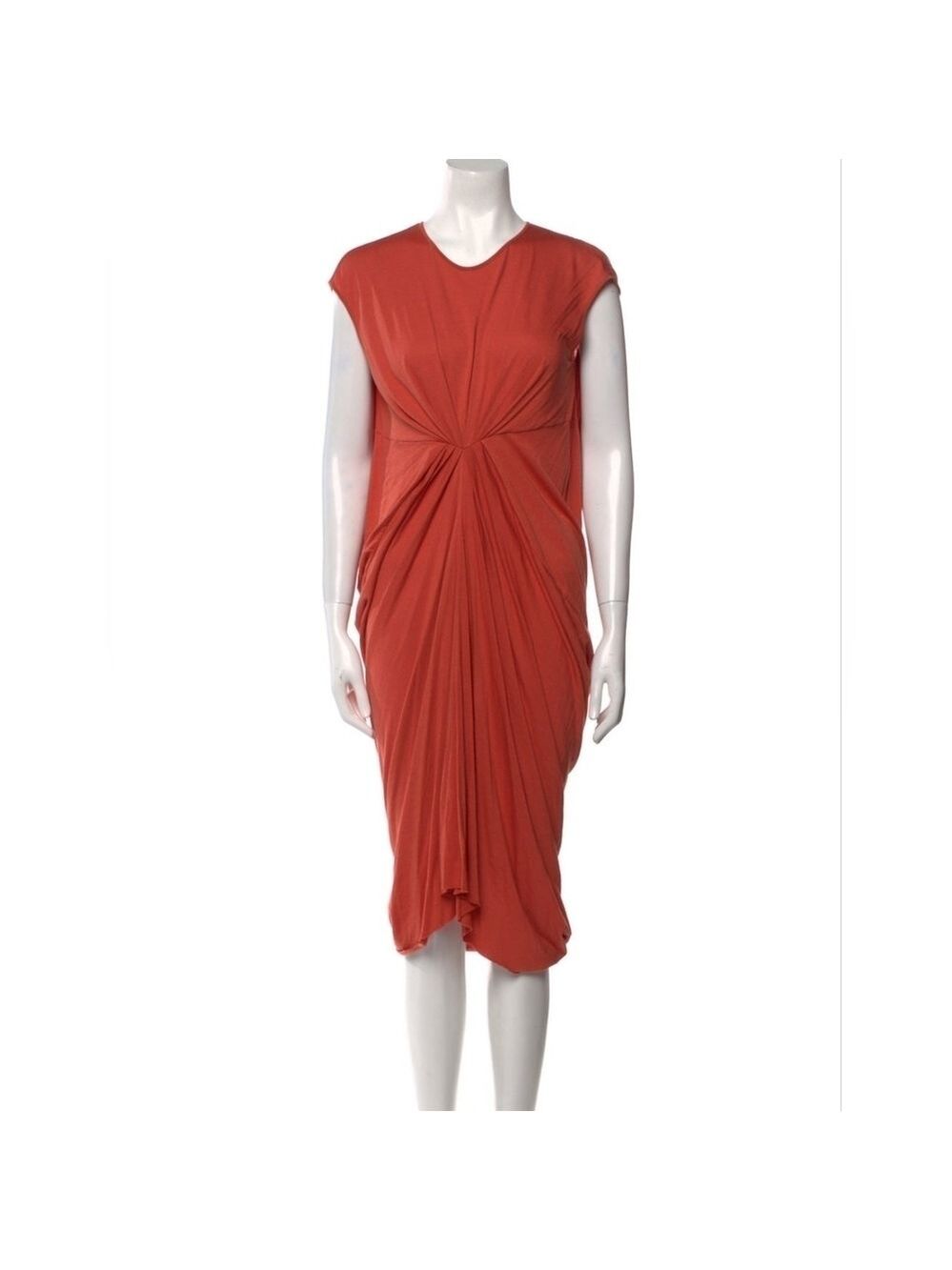 Rick Owens Front Clinch Midi Dress